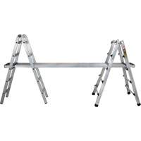 Telescoping Multi-Position Ladder, Aluminum, 300 lbs., CSA Grade 1A R.M.G. Prévention