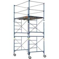 Complete Scaffold Tower with Casters, 69-1/2" D x 178" H R.M.G. Prévention
