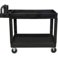 Utility Cart, 2 Tiers, 25-5/8" x 33-1/2" x 43-3/4", 550 lbs. Capacity R.M.G. Prévention