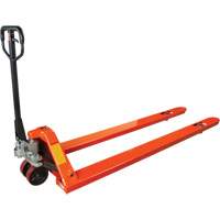 8' Long Fork Hydraulic Pallet Trucks, 96" L x 27" W, 4400 lbs. Capacity R.M.G. Prévention