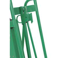 Diable pour baril motoris&eacute; avec roues pneumatiques R.M.G. Prévention