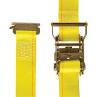 Tendeur d'arrimage logistique, Rochet, 2" la x 12' lo, Charge d'utilisation 1000 lb (454 kg) R.M.G. Prévention