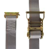 Tendeur d'arrimage logistique, Rochet, 2" la x 16' lo, Charge d'utilisation 1000 lb (454 kg) R.M.G. Prévention