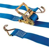 Tendeur d'arrimage utilitaire robuste, Crochet en J, 2" la x 20' lo, Charge d'utilisation 500 lb (227 kg) R.M.G. Prévention