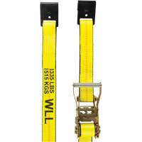 Tendeur d'arrimage pour treuil, Crochet plat, 30' , 2" , Charge d'utilisation max. 3335 lb (1512 kg) R.M.G. Prévention