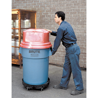 Waste Container Dolly, Polyethylene, Black R.M.G. Prévention