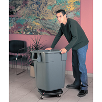 Square BRUTE&reg; Dollies, Polyethylene, Black R.M.G. Prévention