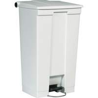 Flat Top Trash Can, Polyethylene, 23 US gal. Capacity R.M.G. Prévention