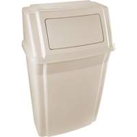 Contenants Slim Jim profil&eacute;s, Couvercle &agrave; battant, Plastique, Convient aux contenants 19-1/2" x 12" R.M.G. Prévention