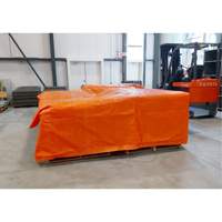 B&acirc;ches isol&eacute;es, Poly&eacute;thyl&egrave;ne, Orange, 20' x 12' x 8 mils R.M.G. Prévention