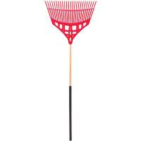 Leaf Rake, 24" Blade, Wood Handle, Plastic Blade R.M.G. Prévention