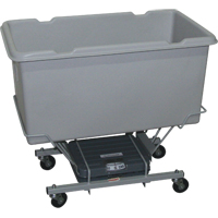 Scale Carts, Polyethylene, 33" L x 19" W x 29" H, 5 cu. Ft. Volume, 250 lbs. Capacity R.M.G. Prévention