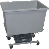 Scale Carts, Polyethylene, 33" L x 23" W x 33" H, 7 cu. ft. Volume, 250 lbs. Capacity R.M.G. Prévention