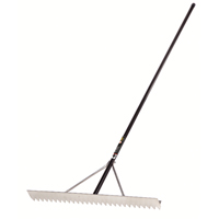 Pro Asphalt Rake, 36" W, Aluminum Blade, 28 Tines R.M.G. Prévention