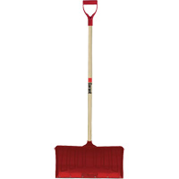 Red Snow Pusher, Polypropylene Blade, D-Grip Handle, 20-3/4" W R.M.G. Prévention