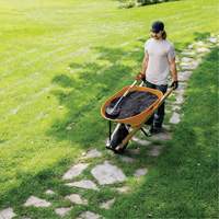 Pro Heavy-Duty Wheelbarrow, 6 cu. ft., Steel Tray R.M.G. Prévention