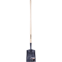 Pro Square Point Shovel, Wood, Tempered Steel Blade, Straight Handle, 48" Long R.M.G. Prévention