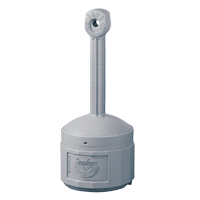 Smokers Cease-Fire&reg; Cigarette Butt Receptacle, Free-Standing, Plastic, 4 US gal. Capacity, 38-1/2" Height R.M.G. Prévention