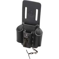 Tool Belt Pouch, Multiple Tool Holder, Leather, 4 Pockets R.M.G. Prévention