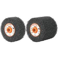 Tambours FX Flex, 4-1/4" dia. x 2" la, 5/8"-11 Arbre, Grain Flex, gros R.M.G. Prévention