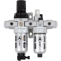 AFRLCM14 2-Piece Miniature Air Filter, Regulator & Lubricator, 1/4" NPT R.M.G. Prévention