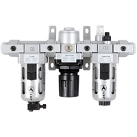 AFRLMI38 3-Piece Intermediate Air Filter, Regulator & Lubricator, 3/8" NPT R.M.G. Prévention