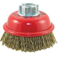 Brosse-boisseau &agrave; fils ondul&eacute;s MAXI-CRIMPED de premi&egrave;re qualit&eacute; R.M.G. Prévention