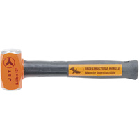 Indestructible Handle Sledge Hammer, 2.5 lbs., 12", Tubular Steel Handle R.M.G. Prévention