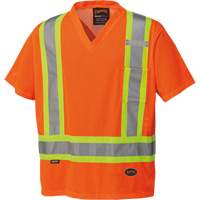 5994 High-Visibility Safety T-Shirt, Polyester, 2X-Large, High Visibility Orange R.M.G. Prévention