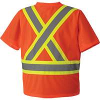 5994 High-Visibility Safety T-Shirt, Polyester, 2X-Large, High Visibility Orange R.M.G. Prévention