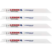 Lame de scie alternative, Bim&eacute;tal, 18 Dents par pouce, 8" lo x 3/4" la R.M.G. Prévention