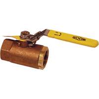 Safety-Vented Ball Valve, Bronze, Manual, FNPT x FNPT R.M.G. Prévention