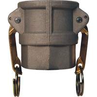 Coupleur &agrave; came et cannelure Global, Aluminium, Type D, 2", NPT femelle, 250 PSI R.M.G. Prévention