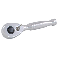 Quick-Release Stubby Ratchet Wrench, 1/4" Drive, Cushion Grip Handle R.M.G. Prévention