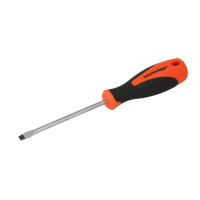 Tournevis pour &eacute;crous &agrave; fente, Tige de 3/16", Ronde, 8" lo, Prise en Coussin&eacute;e R.M.G. Prévention