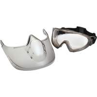 Lunettes de s&eacute;curit&eacute; Capstone Shield avec &eacute;cran facial amovible, Lentille Transparent, Antibu&eacute;e, Ventilation Directe/Ferm&eacute; R.M.G. Prévention