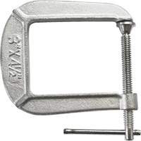 Light-Duty C-Clamp, 3" (76 mm) Capacity, 4-1/2" (114 mm) Throat Depth R.M.G. Prévention