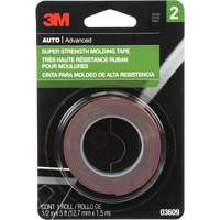 Super Strength Molding Tape, 1.52 m (5') L x 12.7 mm (1/2") W, 46 mils, Acrylic R.M.G. Prévention