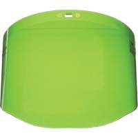 Faceshield Window, Polycarbonate, Green Tint R.M.G. Prévention