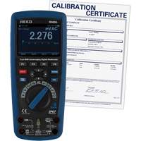 True RMS Industrial Multimeter with ISO Certificate, AC/DC Voltage, AC/DC Current R.M.G. Prévention