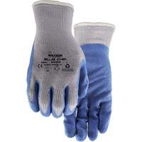 Stealth Blue Chip Coated Gloves, Large, Rubber Latex Coating, 10 Gauge, Polyester Shell R.M.G. Prévention