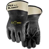 Pigs in a Blanket Coated Gloves, One Size, Nitrile/PVC Coating R.M.G. Prévention