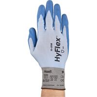 Gants Hy-Flex 11-518, Taille Petit/7, Calibre 18, Rev&ecirc;tement Polyur&eacute;thane, Enveloppe en Dyneema, ASTM ANSI niveau A2/EN 388 niveau B R.M.G. Prévention