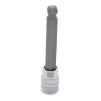 Long SAE Bit Socket, 3/8" x 3-5/8" L, 3/8" Drive R.M.G. Prévention