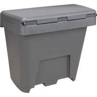 Salt & Sand Storage Bins, With Hasp, 21" x 27" x 26", 4.24 cu. ft., Grey R.M.G. Prévention