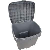 Salt & Sand Storage Bins, With Hasp, 21" x 27" x 26", 4.24 cu. ft., Grey R.M.G. Prévention