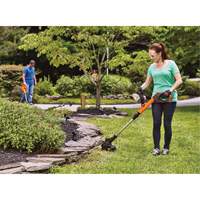 Max* Cordless 2-Speed String Trimmer/Edger Kit, 12", Battery Powered, 20 V R.M.G. Prévention