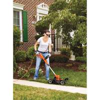 3-in-1 Compact Mower, Push Walk-Behind, Electric, 12" Cutting Width R.M.G. Prévention