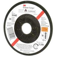 Green Corps Flexible Grinding Wheel, 4-1/2" x 1/8", 7/8" Arbor, Ceramic, Type 27 R.M.G. Prévention