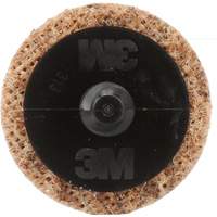 Disque de conditionnement de surface Roloc Scotch-Brite, 1-1/2" dia., Grain Cors&eacute;, Oxyde d'aluminium R.M.G. Prévention